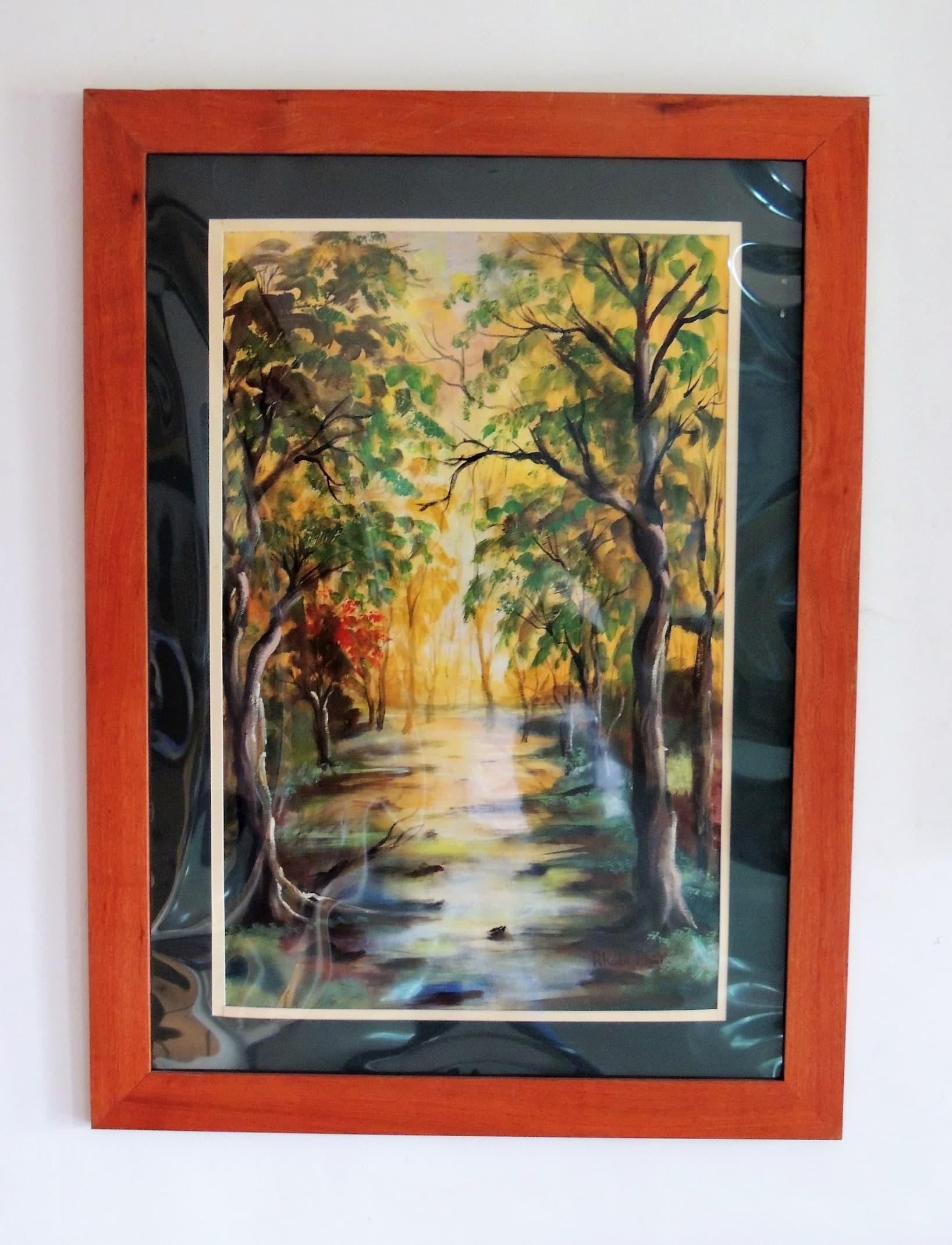 framed painting